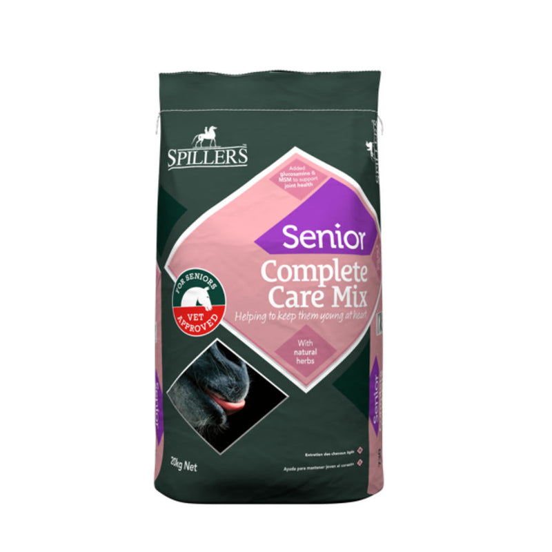 Spillers Senior Complete Care Mix 20kgHelping to keep them young at heart.
Format: Mix Pack weight: 20kg
Products benefits Complete nutritional care mix including digestive, joint & immune support. WHorse FeedSpillersMcCaskieSpillers Senior Complete Care Mix 20kg
