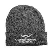 Longhorn Shearing Beanie HatKeep warm with a Longhorn hat.Original Cuffed Beanie hat with Longhorn logo embroidered on the front.55% Polyester, 45% AcrylicHatsLonghorn ShearingMcCaskieLonghorn Shearing Beanie Hat