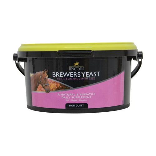 Lincoln Brewers Yeast 1.25kgAn equine supplement rich in B Vitamins and Amino Acids that is valuable in the diet of stressed and anxious horses. Helps optimise energy conversion of feed, makingHorse Vitamins & SupplementsLincolnMcCaskieLincoln Brewers Yeast 1