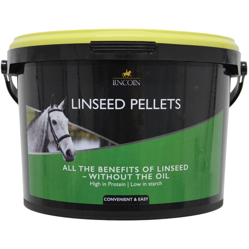 Lincoln Linseed Pellets 2.5kgAll the benefits of Linseed but without the oil.High in protein &amp; low in starch they are full of natural goodness.Bite-sized pellets can be easily added directlyHorse Vitamins & SupplementsLincolnMcCaskieLincoln Linseed Pellets 2