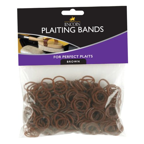 Lincoln Plaiting Bands (500 Approx.)Approximately 500 per pack. Excellent quality, stretchy plaiting bands. Ideal for that winning look!Horse GroomingLincolnMcCaskieLincoln Plaiting Bands (500 Approx