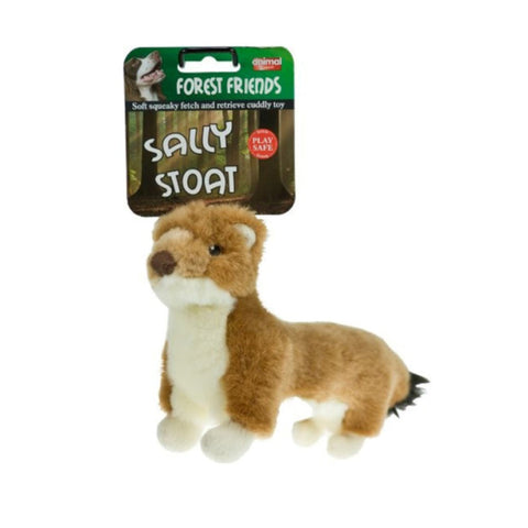 Sally Stoat Forest Friends Dog ToySALLY STOAT FOREST FRIENDS DOG TOY
Soft, squeaky, fetch and retrieve plush dog toy.
 
Double strength thread and stitch density to provide extra strength.
 
Cuddly cDog ToysAnimal InstinctsMcCaskieSally Stoat Forest Friends Dog Toy
