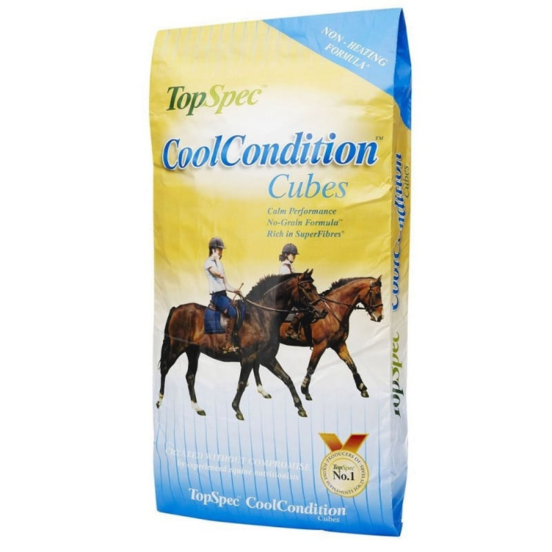 TopSpec Cool Condition Cubes 20kgCoolCondition Cubes provide ‘Non-Heating’ but conditioning calories and are ideal for horses that need condition without ‘fizz.’
CoolCondition Cubes are designed toEquine FeedTopSpecMcCaskieTopSpec Cool Condition Cubes 20kg