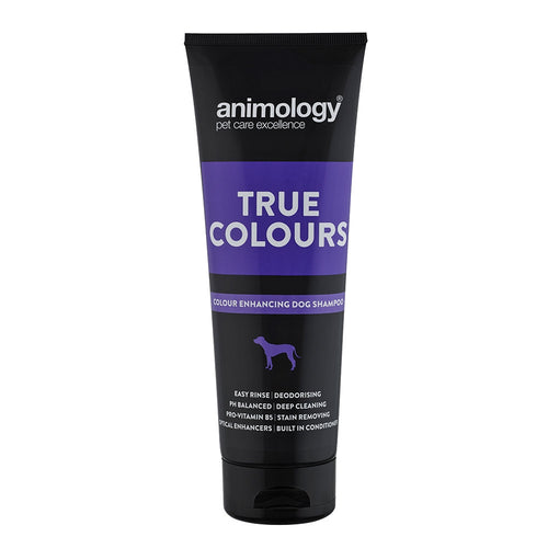 Animology True Colours ShampooTrue Colours is a specially formulated colour enhancing dog shampoo with built-in optical enhancers to help improve the radiance of your dog�s coatMild, deep cleaninPet Shampoo & ConditionerAnimologyMcCaskieAnimology True Colours Shampoo