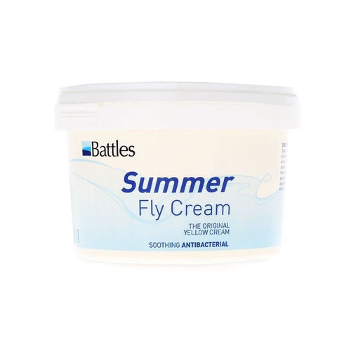 Battles Summer Fly Cream for HorsesSUMMER FLY CREAM FOR HORSES
D.E.E.T based, non-greasy, readily absorbed Fly CreamHorse CareNettexMcCaskieBattles Summer Fly Cream