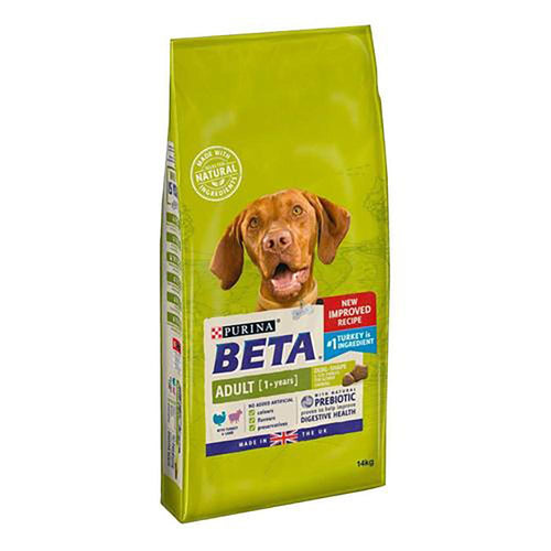 Purina Beta Adult (1+ years) with LambPurina Beta Adult (1+ years) with Lamb is tailored nutrition for adult dogs that includes essential vitamin and minerals to support healthy bones, and high levels ofDog FoodPurinaMcCaskiePurina Beta Adult (1+ years)