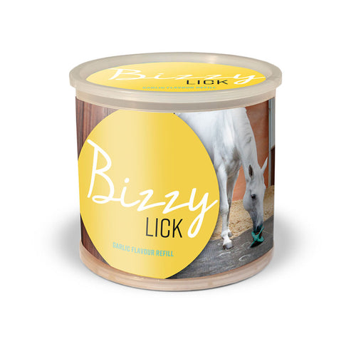 Bizzy Bites Bizzy Lick Horse Toy Refill Various FlavoursA range of delicious 1kg licks to be used with the Bizzy Ball to provide hours of entertainment whilst supplementing trace elements in your horse's diet. Bizzy Ball Horse TreatsBizzy HorseMcCaskieBizzy Bites Bizzy Lick Horse Toy Refill