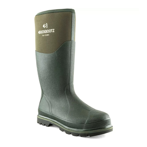Buckbootz Non-Safety Wellington BootTried, tested and proven to be the non-safety neoprene/rubber favourite for users who put their footwear to work as well as play. Fitted with Buckler Boots K3 RubberShoes & BootsBuckbootzMcCaskie-Safety Wellington Boot