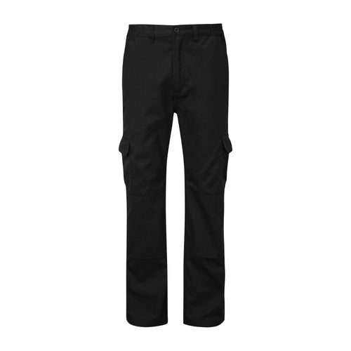 Castle Clothing Workforce Light Weight Black Work TrouserWorkforce Trouser 245gsm65% Polyester | 35% CottonKnee pad pocketsCargo stylePart elasticated waistDouble stitched crotchTrousersCastle ClothingMcCaskieCastle Clothing Workforce Light Weight Black Work Trouser