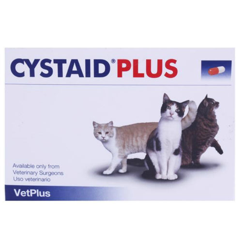 Cystaid Plus (180 Capsules)Nutritional supplement for the maintenance of the function of the feline lower urinary tract; helps bladder health. Cystaid comes in capsules and can be administeredPet MedicineVetPlusMcCaskie(180 Capsules)