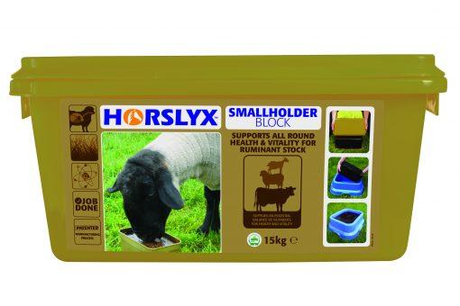 Horslyx Smallholder Block 15kgHorslyx is available in Original, Mint, Garlic, Respiratory, Mobility and Pro Digest formulations The Horslyx high specification vitamin, mineral and trace element pHorse Vitamins & SupplementsHorslyxMcCaskieHorslyx Smallholder Block 15kg