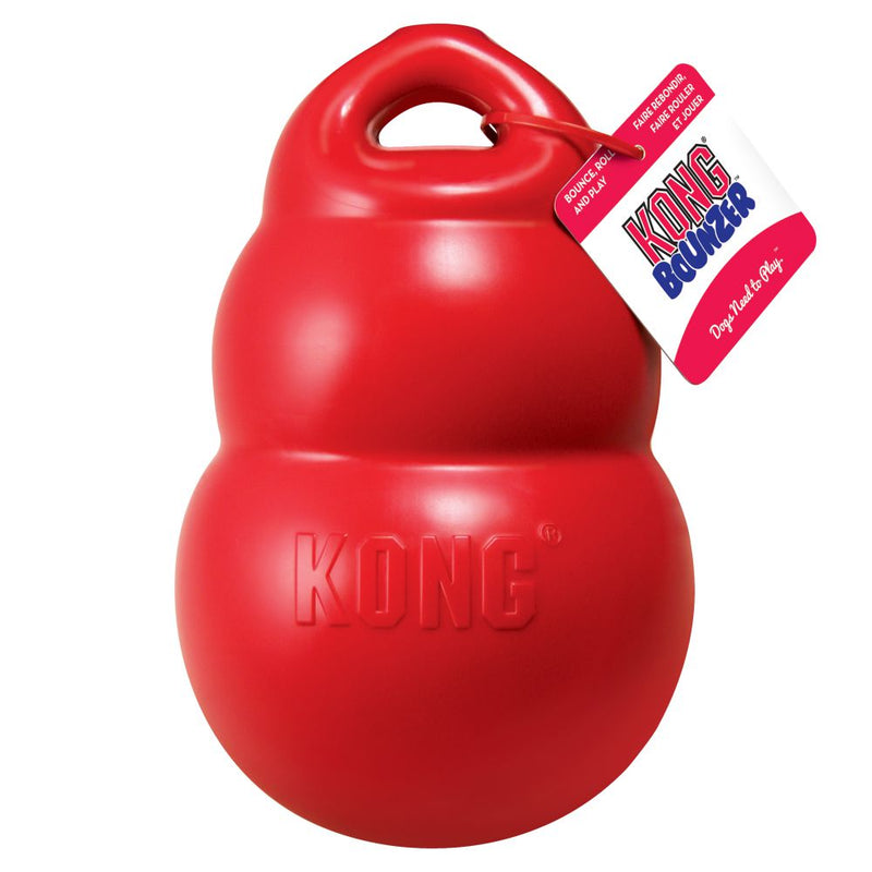 Kong BounzerDogs will go crazy for the KONG Bounzer™! Made in the classic KONG silhouette, The lighter material makes for a fun game of fetch and retrieve. The Bounzer™ compressKongMcCaskieKong Bounzer