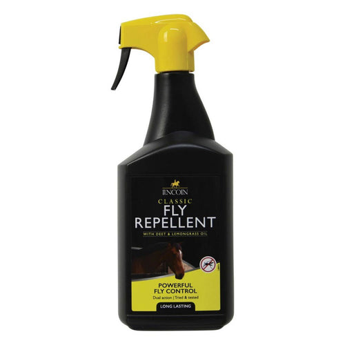 Lincoln Classic Fly Repellent Liquid 1 LitrePowerful long lasting dual action formula, one application can be effective for up to 12 hours (in normal conditions).Contains DEET and the new generation fly repellHorse CareLincolnMcCaskieLincoln Classic Fly Repellent Liquid 1 Litre