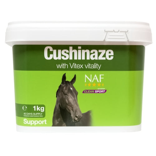 NAF Cushinaze 1kgDesigned to support vitality, provide nutritional support of the pituitary gland and optimise gut function. Cushinaze is unique, as it combines key herbal elements kHorse Vitamins & SupplementsNAFMcCaskieNAF Cushinaze 1kg