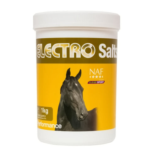 NAF Electro Salts 1kgWhen horses work hard, or during hot weather, they regulate their body temperature by sweating. Sweating not only loses fluid as it evaporates, but also essential boHorse Vitamins & SupplementsNAFMcCaskieNAF Electro Salts 1kg