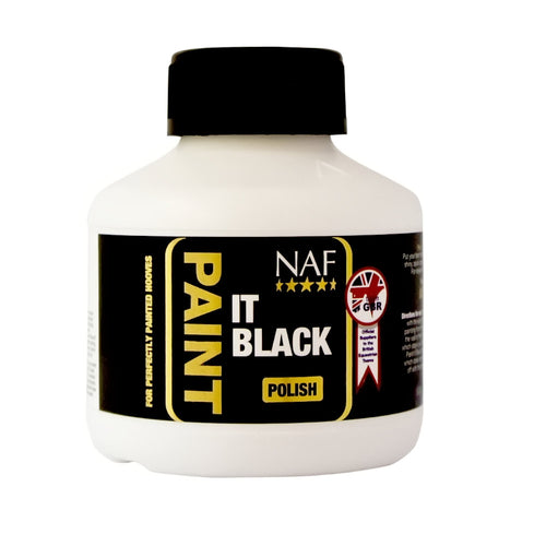 NAF Paint It Black 250mlPut your best hoof forward with this super shiny, quick drying paint-on hoof polish. For elegant hooves every time. Prepare to be ADMIREDHorse GroomingNAFMcCaskieNAF Paint