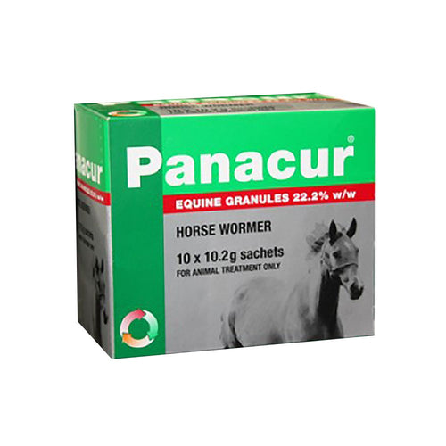 Panacur Equine Granules 22%A broad spectrum anthelmintic for the treatment and control of adult and immature roundworms of the gastro-intestinal tract in horses and other equines.
You can downHorse WormersMSD Animal HealthMcCaskiePanacur Equine Granules 22%