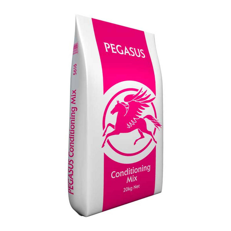 Pegasus Conditioning MixPegasus Conditioning Mix. Pegasus Conditioning Mix is ideal for poor doers or horses and ponies requiring extra condition; it can be fed on its own or as part of theHorse FeedPegasusMcCaskiePegasus Conditioning Mix