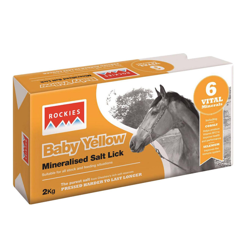Rockies 2kg Baby Yellow Horse LicksVery attractive to all equines due to their combination of unique flavouring, high purity minerals and trace elements. The outcome of such a formula is that equines Horse Vitamins & SupplementsRockiesMcCaskieRockies 2kg Baby Yellow Horse Licks