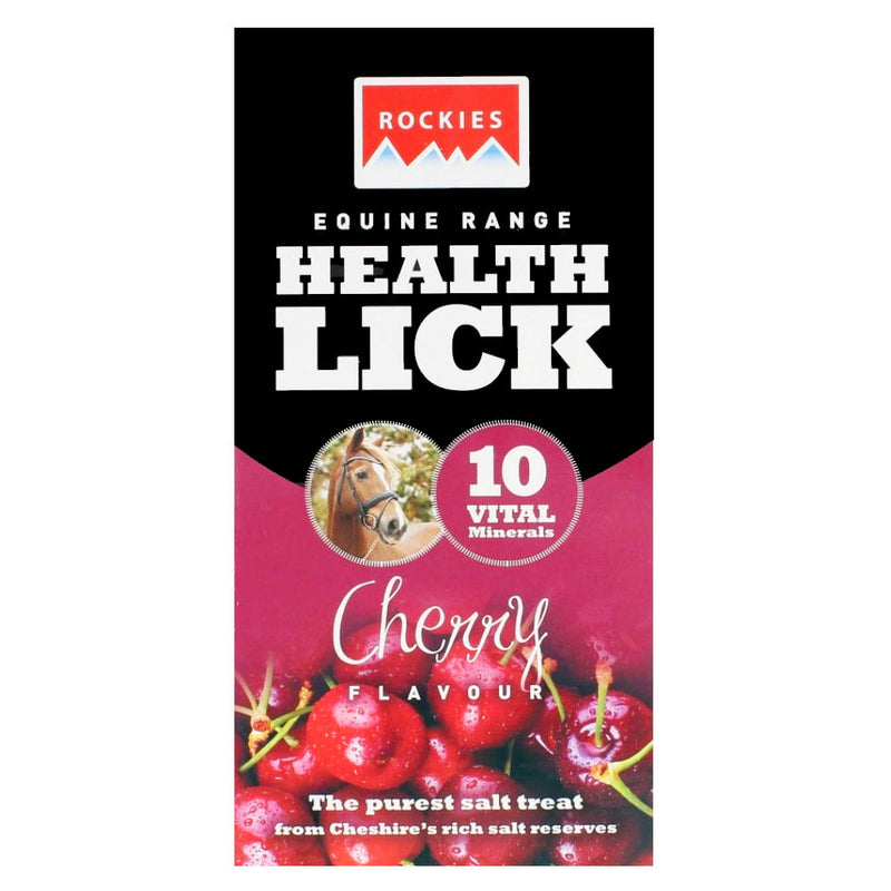 Rockies 2kg Cherry Flavoured LicksVery attractive to all equines due to their combination of unique flavouring, high purity minerals and trace elements. The outcome of such a formula is that equines Horse Vitamins & SupplementsRockiesMcCaskieRockies 2kg Cherry Flavoured Licks