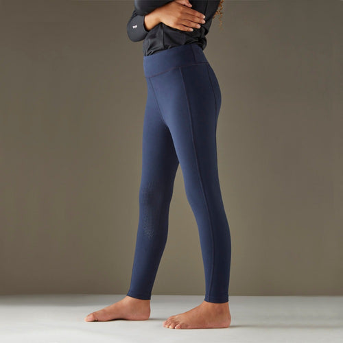 Toggi Junior Define Riding Tights NavyDefine Junior Knitted Riding TightsOur new core line riding tight is made from a great stretch fabric that supports and aids flexibility. Featuring strategically plaEquestrian ClothingToggiMcCaskieToggi Junior Define Riding Tights Navy