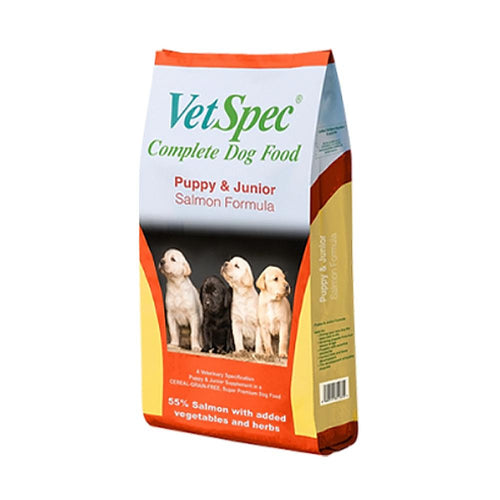 Vetspec Puppy/Junior SalmonVetSpec Puppy &amp; Junior Salmon Formula contains highly specific supplements to ensure optimum growth and development of your young dogs through to twelve months wDog FoodVetSpecMcCaskieVetspec Puppy/Junior Salmon