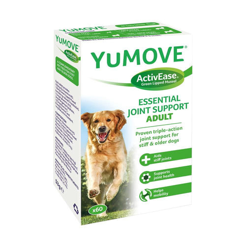 Yumove Joint Support 60kYUMOVE JOINT SUPPORT TABLETS
Proven triple-action joint supplement for dogs who are stiff or getting older.
 YuMOVE Dog’s premium, natural formula makes a tail-waggiPet Vitamins & SupplementsYumoveMcCaskieYumove Joint Support 60k