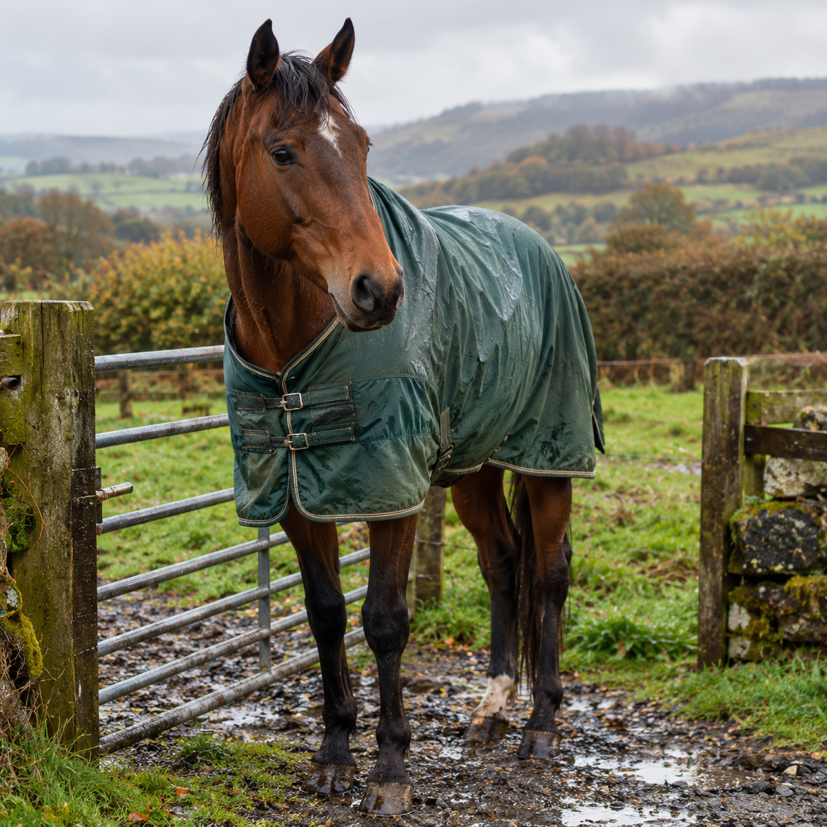 Wet Autumn Horse Care in Scotland