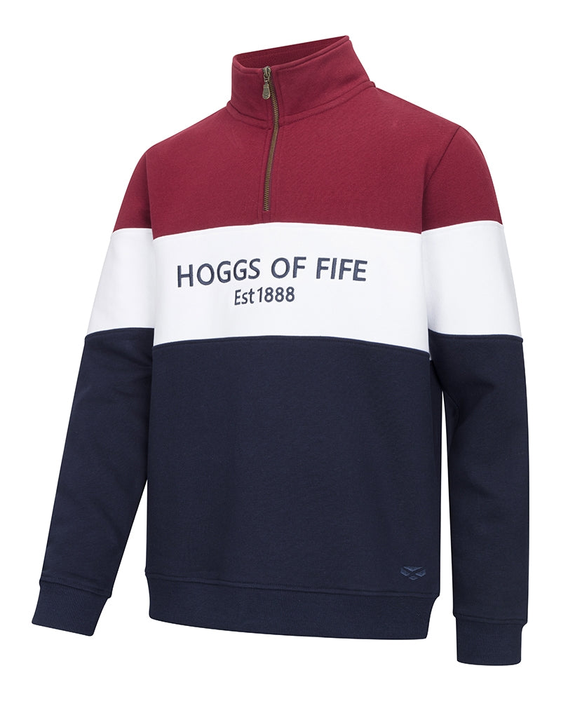 Hoggs of Fife - Gents - Dumfries 1888 1/4 Zip Sweater