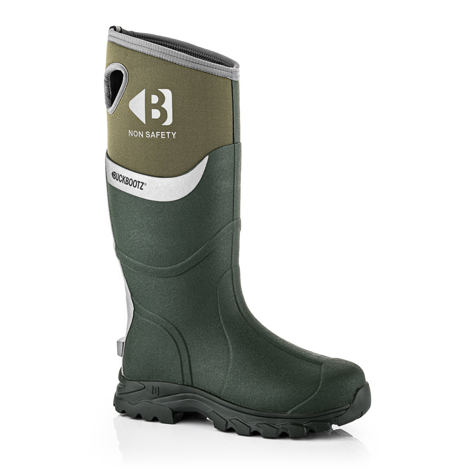 Buckbootz WALKERZGR Buckbootz Non-Safety Wellington, Green