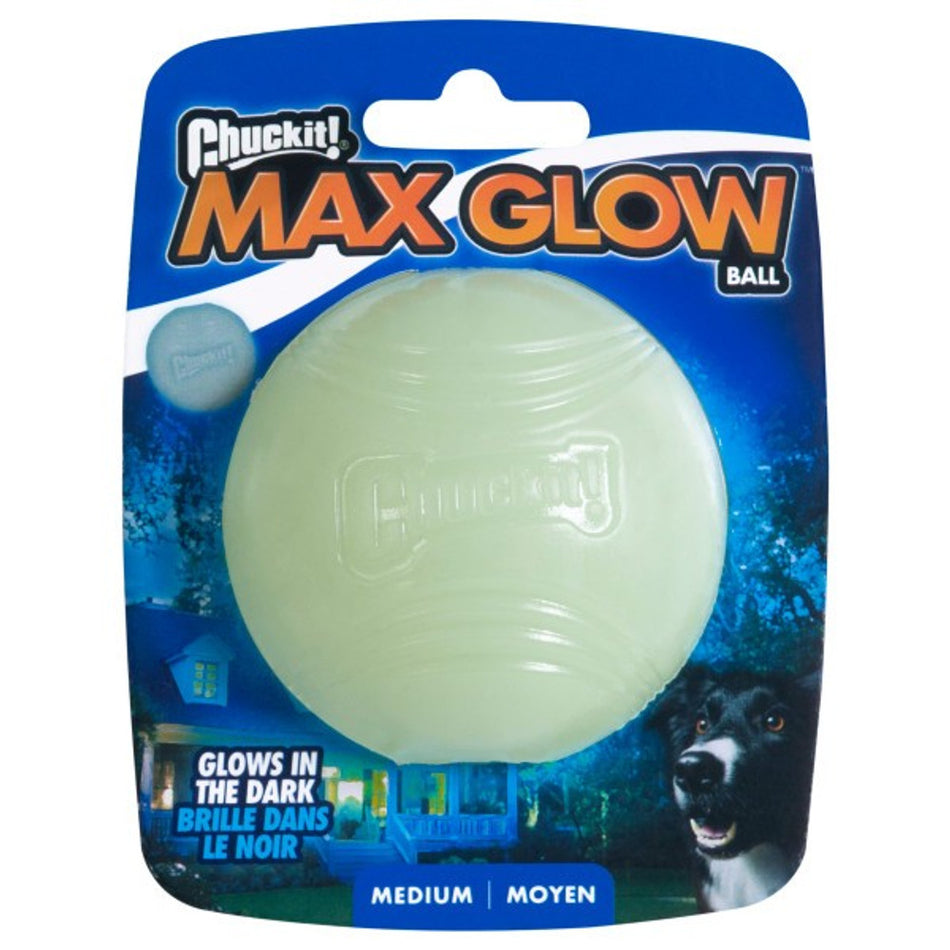 Chuckit! Medium Max Glow Ball 6.5cm