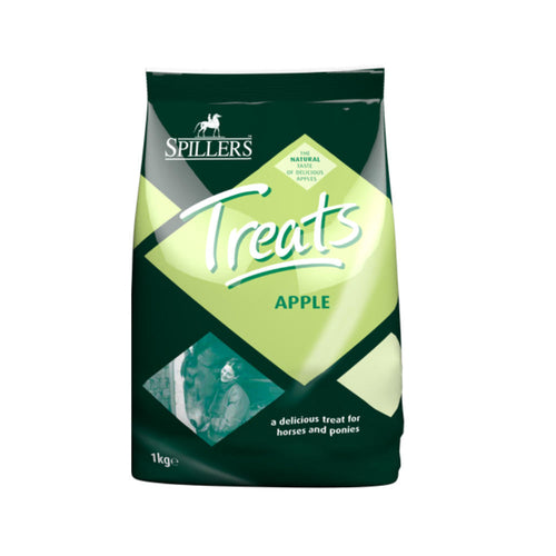 Spillers Apple Treats 1kgA tasty treat made with the delicious taste of apples.

Products benefits
Handy sized, natural apple flavour treats for rewarding your horse or pony
Give 1 or 2 treaHorse FeedSpillersMcCaskieSpillers Apple Treats 1kg