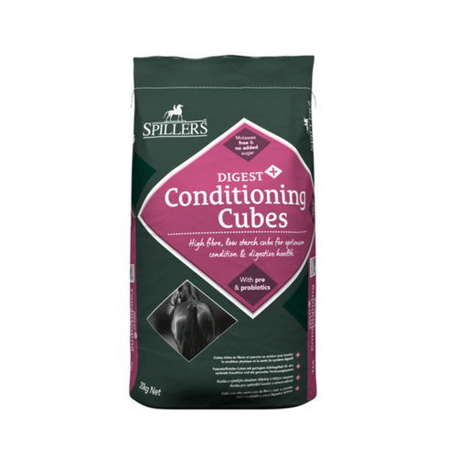 Spillers Digest+ Conditioning Cubes 20kgHigh fibre, low starch cube for optimum condition &amp; digestive health.
Format: Cubes Pack weight: 20kg
Products benefits High calorie conditioning cube designed tHorse FeedSpillersMcCaskieSpillers Digest+ Conditioning Cubes 20kg