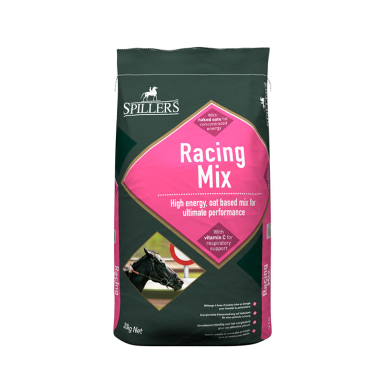 Spillers Racing Mix 20kgHigh energy, oat based mix for ultimate performance.
Format: Mix Pack weight: 20kg
Products benefits High energy, oat based mix for racing and performance horses in Horse FeedSpillersMcCaskieSpillers Racing Mix 20kg