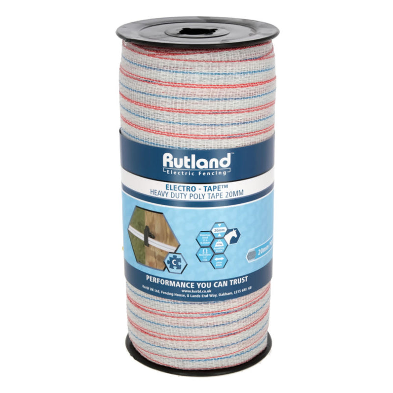 Rutland 20mm White Electro Tape