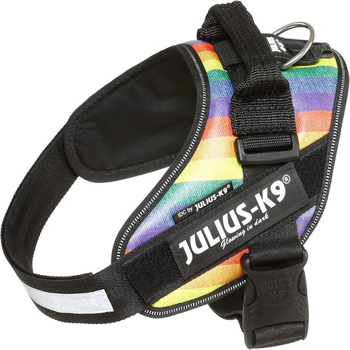 Julius K9 IDC Powerharness RainbowOur flagship dog harness with control handle that's suitable for full-grown dogs and puppies of all breeds. It's durability, level of comfort, and security make it tJulius K9McCaskieJulius K9 IDC Powerharness Rainbow