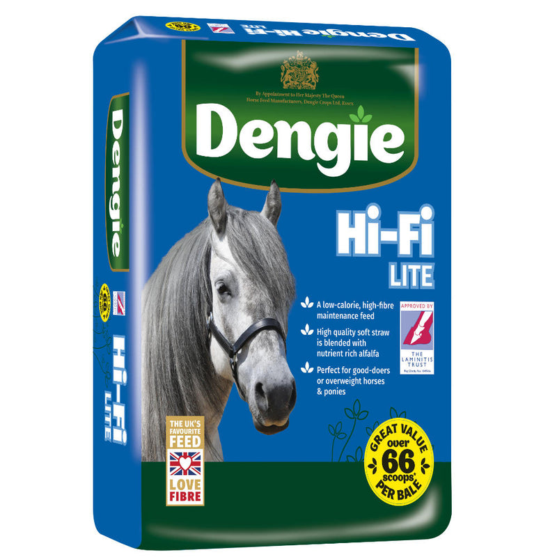 Dengie Hi-fi Lite 20kgA low-calorie maintenance fibre feed for horses and ponies in light work, good do-ers or those prone to laminitis.Horse FeedDengieMcCaskie-fi Lite 20kg