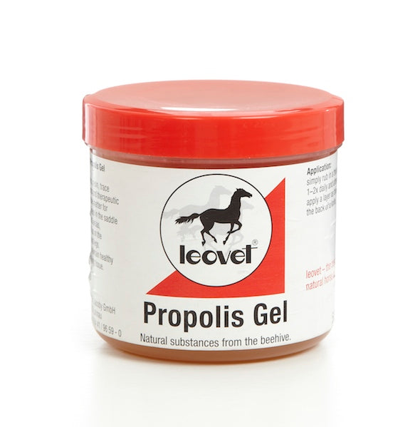 Leovet Propolis Gel 350mlBees make propolis, a natural substance which contains vitamins, resins, trace elements in order to protect the bee hive from diseases with its natural antibiotic. THorse CareLeovetMcCaskieLeovet Propolis Gel 350ml
