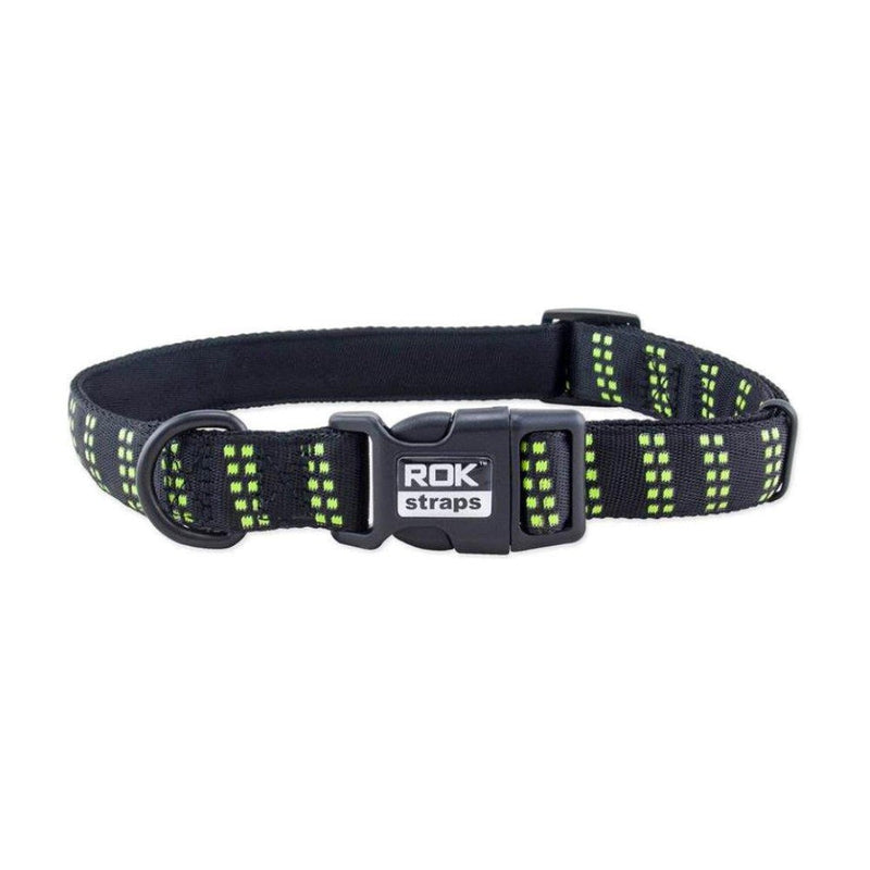 ROK Dog CollarROK Collars are made to compliment the ROK Stretch Leads and are made from the same nylon outer braid and are padded. Each collar is fittedwith a plastic clip releasPet Collars & HarnessesROK StrapMcCaskieROK Dog Collar