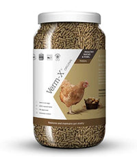 Verm-X Poultry PelletsA monthly supplement to restore and maintain gut vitality.Made from 100% natural active ingredients, the Verm-X® Original range can be fed all year round. For daily Poultry FeedVerm-XMcCaskiePoultry Pellets