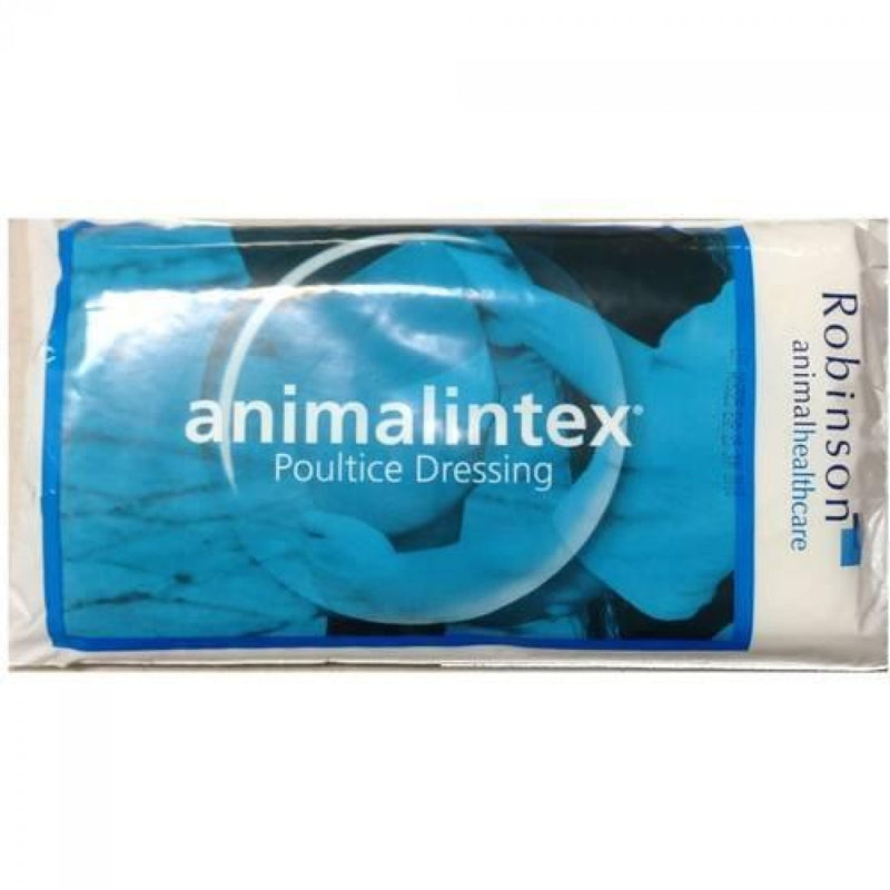 Animalintex Poultice DressingAnimalintex combines proven active ingredients with a 170g/m needled cotton wool for extra strength and ease of use. Animalintex is an effective healing aid that canPet First Aid & Emergency KitsRobinsonMcCaskieAnimalintex Poultice Dressing