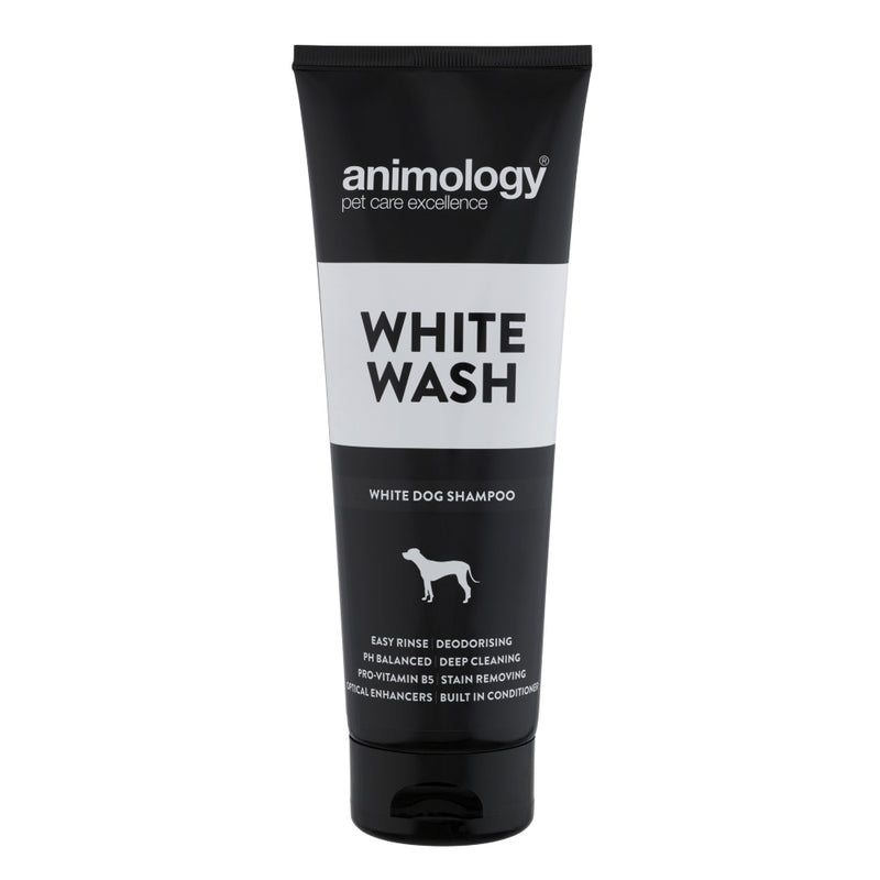 Animology White Wash ShampooUsed and trusted by champion show dog owners and families across the world, Animology White Wash is considered one of the very best whitening shampoos in the world. Pet Shampoo & ConditionerAnimologyMcCaskieAnimology White Wash Shampoo
