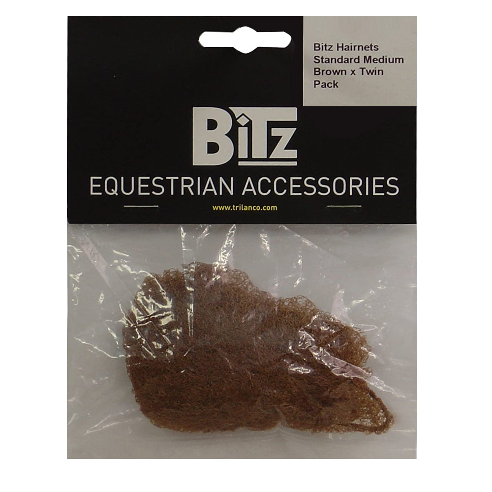Bitz Standard Hairnets (2 Pack)Features:
Wipe clean
Pack of 2 standard hairnets.
Perfect to keep hair neat and tidy at equestrian shows.EquestrianBitzMcCaskieBitz Standard Hairnets (2 Pack)