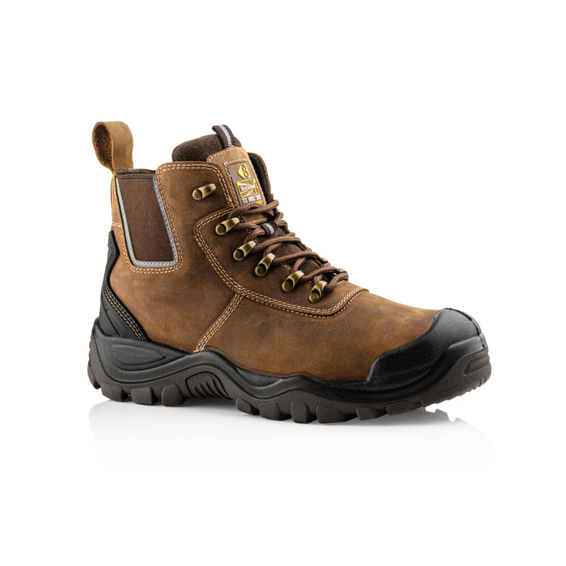 Buckler BHYB2BR Hybridz Boot - BrownInnovation has been a key ingredient of Buckler Boots success and now we introduce another. Hybridz is a new concept in work boots - the convenience of a dealer bootShoes & BootsBucklerMcCaskieBuckler BHYB2BR Hybridz Boot - Brown