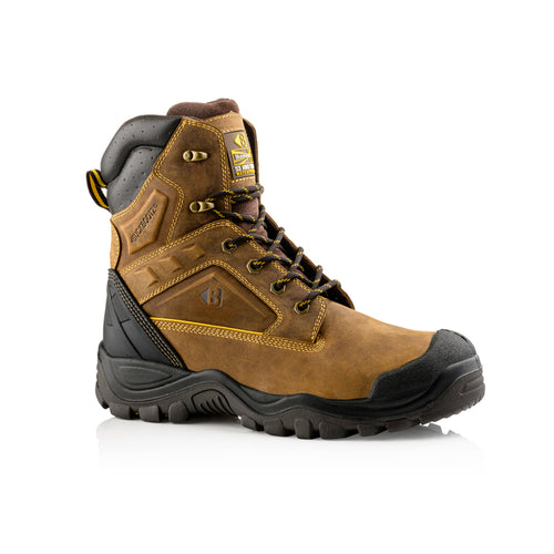 Buckler BSH011BR S3 High-Leg Safety Lace Boot with Driver Flex and HeeFor those users who like a higher leg boot style we introduce Buckshot BSH011, a safety boot with real attitude and extra all-round wearer protection.

Everything abShoes & BootsBucklerMcCaskieBuckler BSH011BR S3 High-Leg Safety Lace Boot