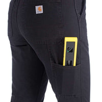 Carhartt Crawford Pant CoalWomen?s Slim-Fit PantsGood work pants offer un-restricted movement, and these women?s midweight pants do just that. The cotton canvas construction has stretch for a CarharttMcCaskieCarhartt Crawford Pant Coal
