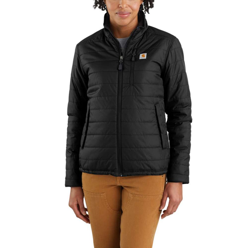 Carhartt Women's Gilliam JacketThis jacket keeps you warm without the bulk. Weighing in at 1.75 ounces, the durable CORDURA® fabric shell is lighter than most t-shirts. Insulated and quilted for eCoats & JacketsCarharttMcCaskieCarhartt Women'