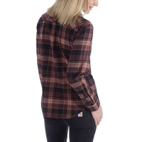 Carhartt Hamilton Plaid Flannel ShirtDoing your outside chores, this women′s flannel shirt gives you the room to move and reach. The stretch flannel keeps it from binding as you work through your to-do Shirts & TopsCarharttMcCaskieCarhartt Hamilton Plaid Flannel Shirt
