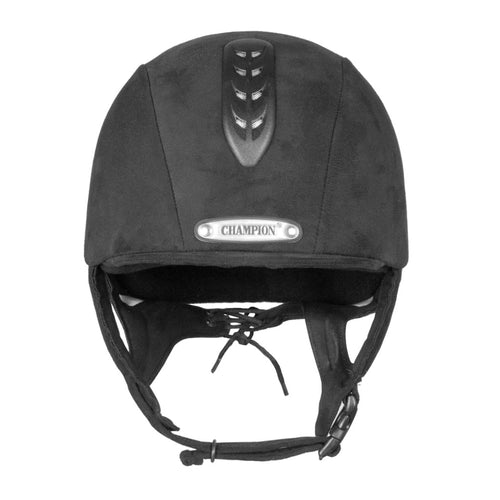 Champion Junior X-Air Helmet Plus Peaked Hat - Black