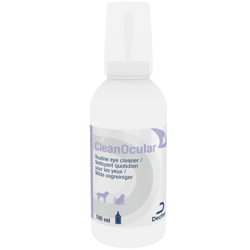 Cleanocular Eye BathClean Ocular Eye Lotion is a soothing solution for cleaning around the eye in both cats and dogs.Pet Eye Drops & LubricantsDechra VetMcCaskieCleanocular Eye Bath